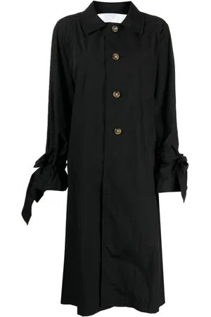 Comme des Garçons Tied-cuffs trench coat