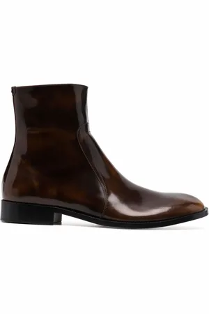 Maison Margiela Waxed leather boots