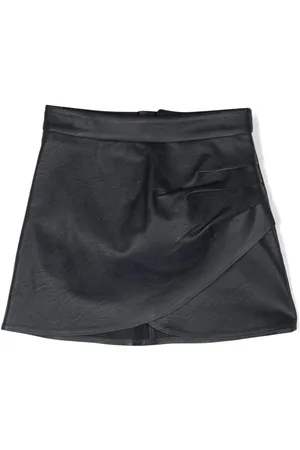 Zadig & Voltaire Faux-leather dart-detail skirt