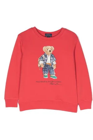 Ralph Lauren Polo Bear-print long-sleeved sweatshirt