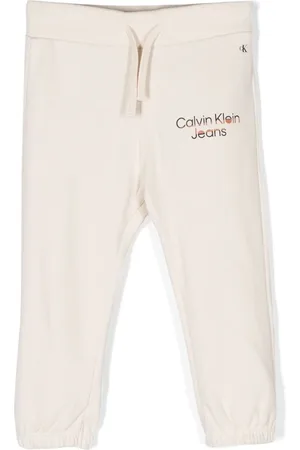 Calvin Klein Logo-print cotton track pants