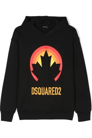 Dsquared2 Graphic-print cotton hoodie