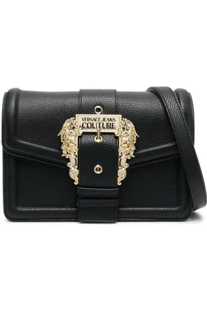 VERSACE Baroque-buckle satchel bag