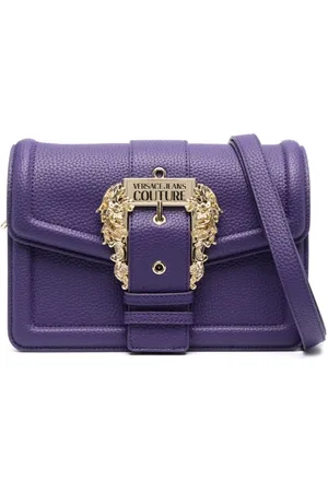 VERSACE Baroque-buckle satchel bag