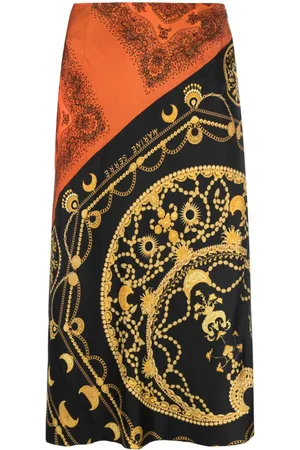 Marine Serre Ornament Jewelry silk skirt