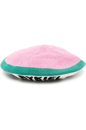 Sonia Rykiel Enfant Embroidered-logo knit beret