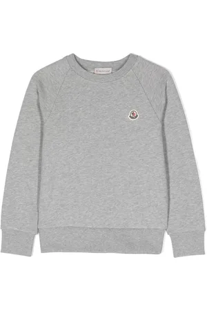 Moncler Logo-embroidered crew-neck sweatshirt