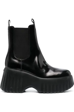 Hogan H-stripes wedge chelsea boots