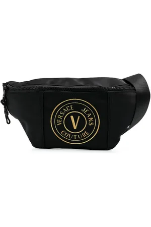 VERSACE Logo-patch belt bag