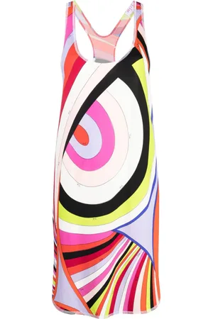 Puccini Iride-print sleeveless minidress
