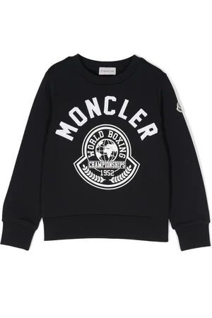 Moncler Logo embroidered crew neck sweatshirt