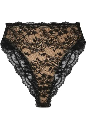 Dolce & Gabbana Floral-lace briefs