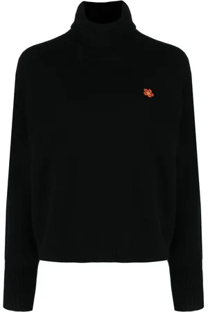 Kenzo Boke Flower-patch wool jumper