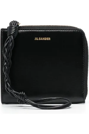 Jil Sander Logo-lettering leather wallet