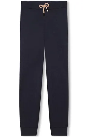 Chloé Logo-embroidered organic-cotton blend leggings