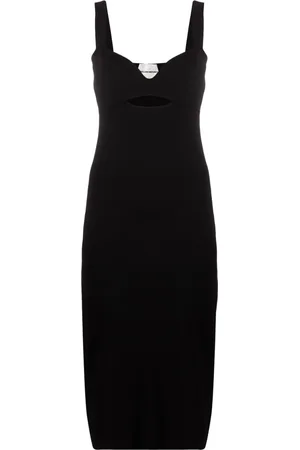 Roland Mouret Cut-out knitted midi dress