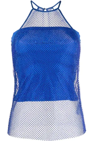 Patrizia Pepe Rhinestone-embellished sleeveless top