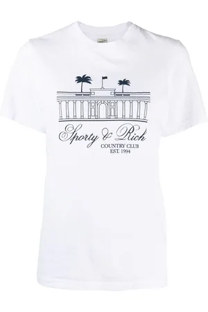 Sporty & Rich Logo-print cotton T-shirt