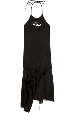 Diesel D-Salilar-Od halterneck asymmetric minidress