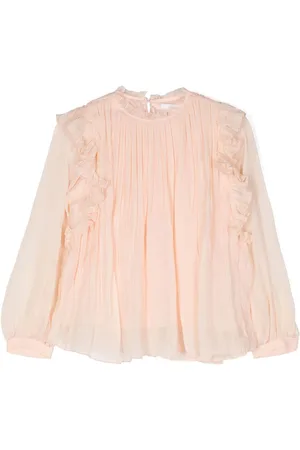 Chloé Ruffle-detail silk blouse