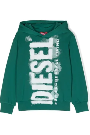 Diesel Graphic-print cotton hoodie