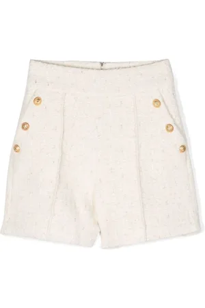 Balmain Zip-up thigh-length shorts