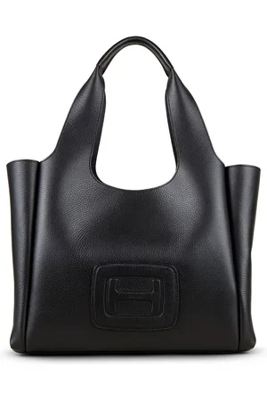 Hogan Medium H-logo leather tote bag
