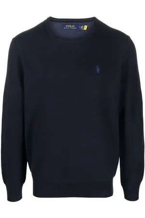 Ralph Lauren Embroidered-logo long-sleeve cotton jumper