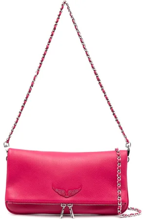 Zadig & Voltaire Logo-plaque leather shoulder bag