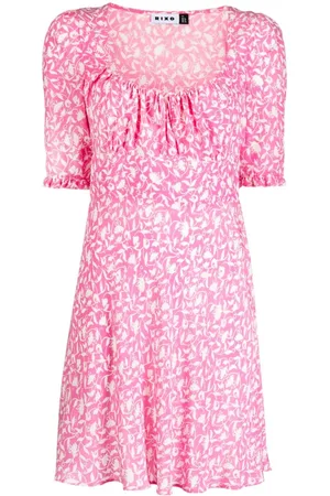 RIXO London Lilita botanic-print silk dress