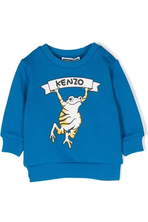 Kenzo Logo-print round-neck sweatshirt