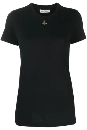 Vivienne Westwood Orb logo-embroidery cotton T-shirt