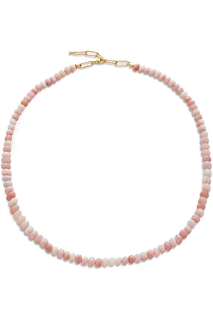 Monica Vinader Love beaded opal necklace