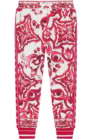 Dolce & Gabbana Majolica-print jersey track pants