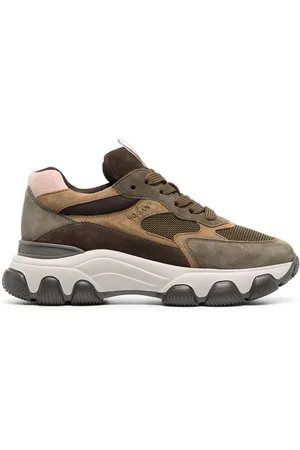 Hogan Hyperactive panelled suede sneakers