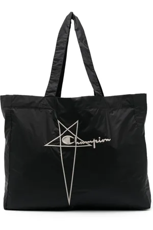 Rick Owens Logo-embroidered tote bag