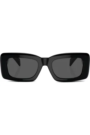 VERSACE Greca-detail square-frame sunglasses