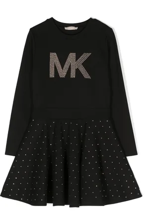 Michael Kors Logo-print stud-embellished dress