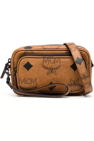 MCM Small Aren Crescent Shoulder Bag - Farfetch