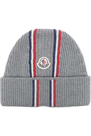 Moncler Tricolor virgin wool beanie