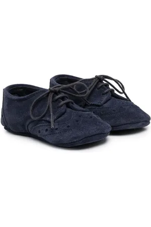 Il gufo Lace-up suede pre-walkers