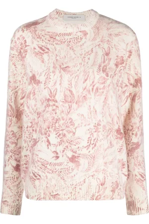 Golden Goose Floral-jacquard wool-blend jumper