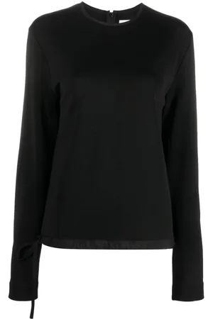 Jil Sander Zip-up extra-long sleeve sweatshirt