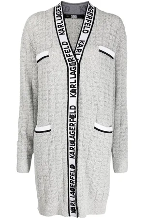 Karl Lagerfeld Boucl?? longline cardigan