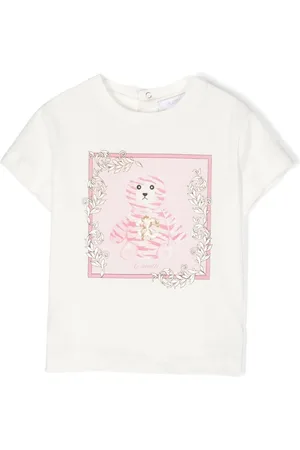 Roberto Cavalli Bear-print cotton T-shirt