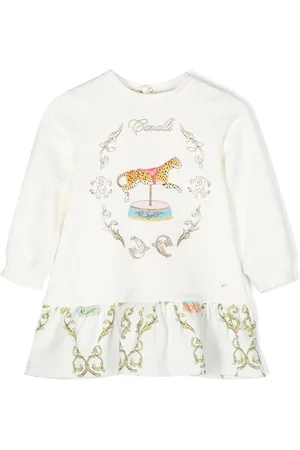 Roberto Cavalli Baroque pattern-print dress