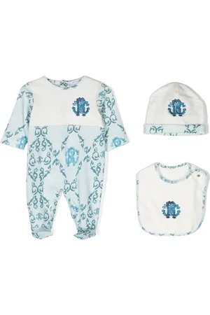 Roberto Cavalli Logo-print babygrow set