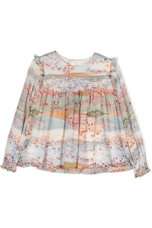 Chloé Ceremony graphic-print blouse