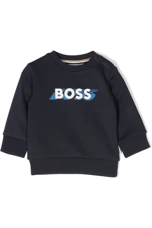 HUGO BOSS Logo-print long-sleeve sweatshirt