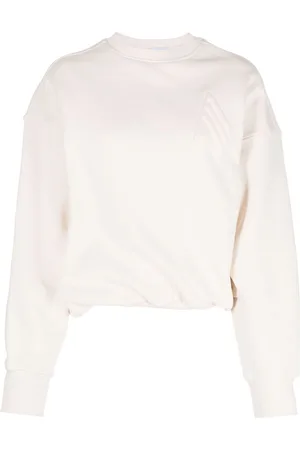 The Attico Maeve logo-embossed cotton sweatshirt